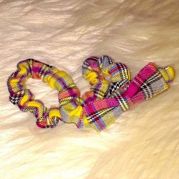 TCP PINK & Yellow plaid Dress w/ matching bow headband size 18 months - Picture 7 of 10